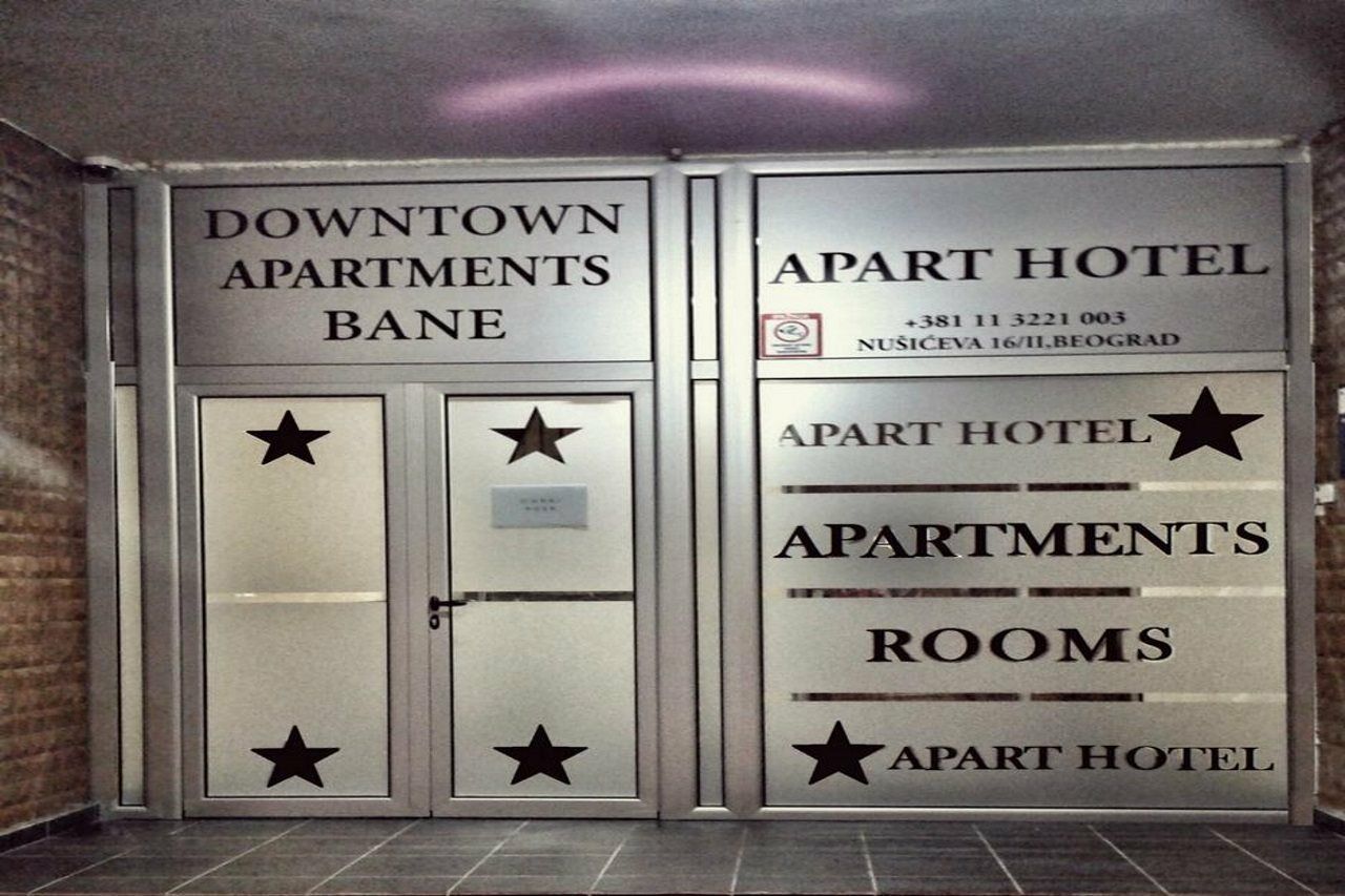 Downtown Apart Hotel Bane Belgrad Dış mekan fotoğraf
